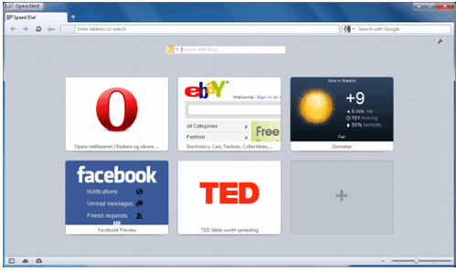 Opera 12 Beta 