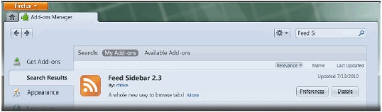 Firefox 4.0 扩展管理器新特性